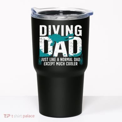 Cool Scuba Diving For Dad Men Ocean Scuba Diver Instructor Tumbler