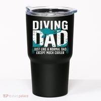 Cool Scuba Diving For Dad Men Ocean Scuba Diver Instructor Tumbler thumb 0