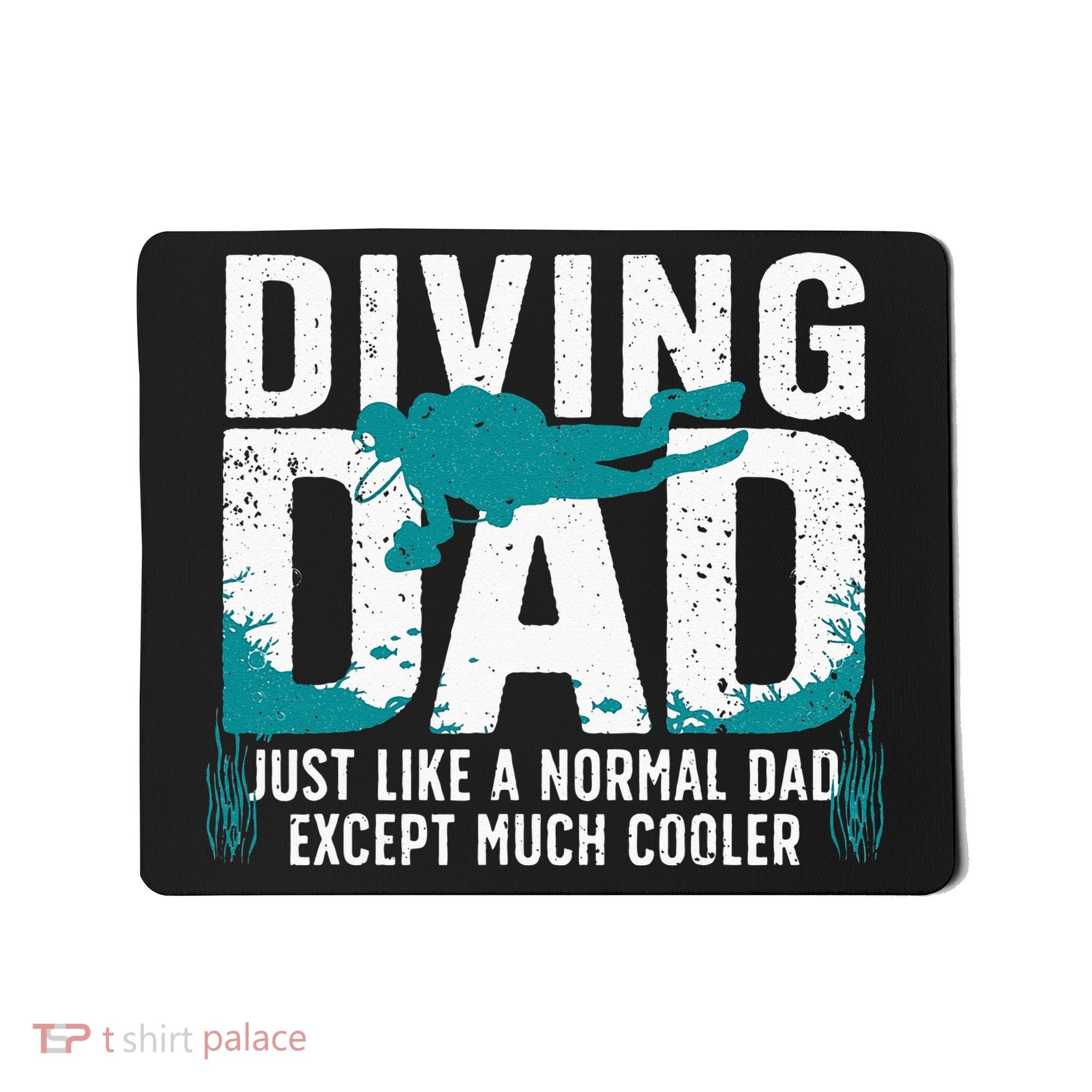 Cool Scuba Diving For Dad Men Ocean Scuba Diver Instructor Mousepad