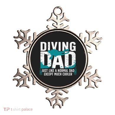 Cool Scuba Diving For Dad Men Ocean Scuba Diver Instructor Ornament