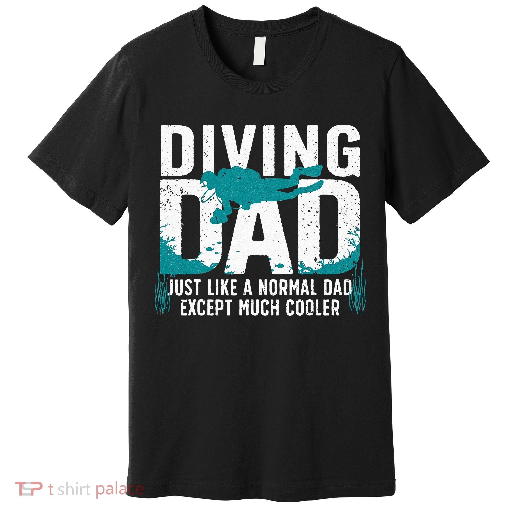 Cool Scuba Diving For Dad Men Ocean Scuba Diver Instructor Premium T-Shirt