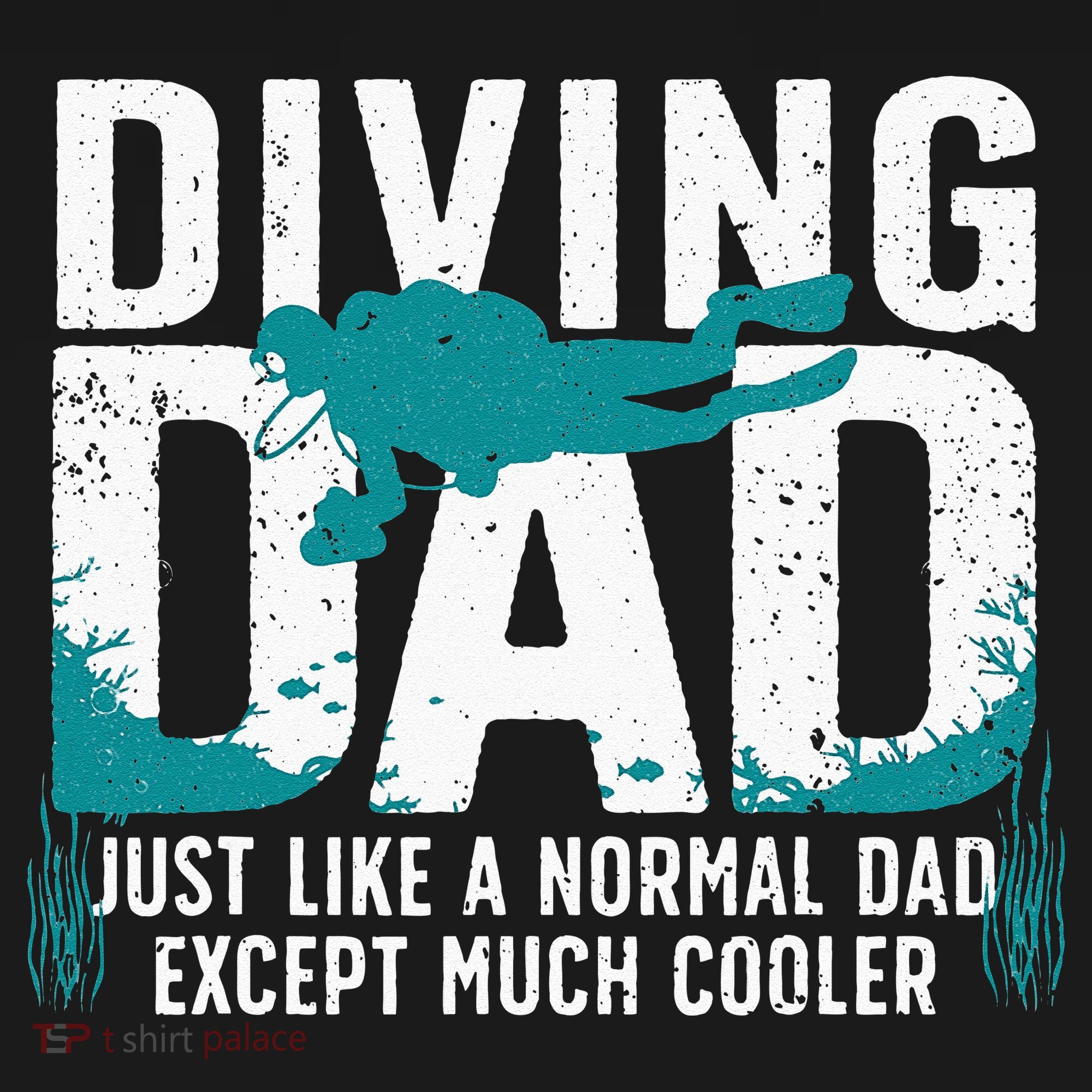 Cool Scuba Diving For Dad Men Ocean Scuba Diver Instructor Premium T-Shirt