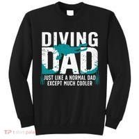 Cool Scuba Diving For Dad Men Ocean Scuba Diver Instructor Tall Sweatshirt thumb 0