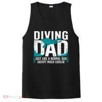 Cool Scuba Diving For Dad Men Ocean Scuba Diver Instructor PosiCharge Competitor Tank thumb 0