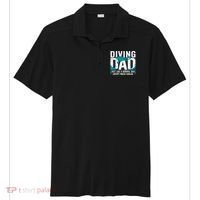 Cool Scuba Diving For Dad Men Ocean Scuba Diver Instructor Sport-Tek Posi-UV Pro Polo thumb 0