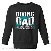 Cool Scuba Diving For Dad Men Ocean Scuba Diver Instructor Toddler Sweatshirt thumb 0