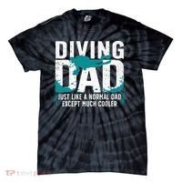 Cool Scuba Diving For Dad Men Ocean Scuba Diver Instructor Tie-Dye T-Shirt thumb 0