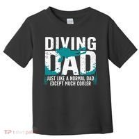 Cool Scuba Diving For Dad Men Ocean Scuba Diver Instructor Toddler T-Shirt thumb 0