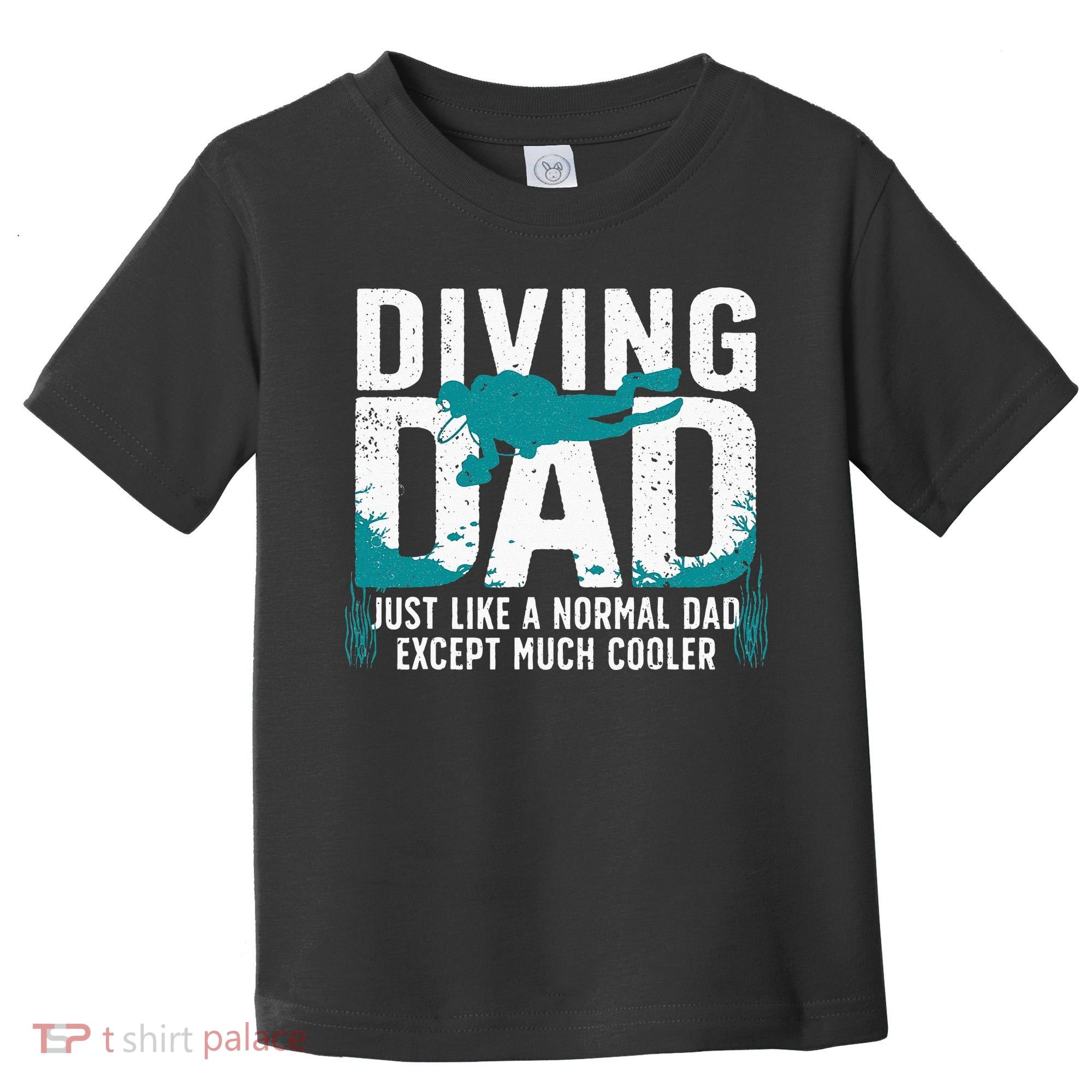 Cool Scuba Diving For Dad Men Ocean Scuba Diver Instructor Toddler T-Shirt