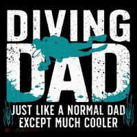 Cool Scuba Diving For Dad Men Ocean Scuba Diver Instructor Kids Sweatshirt thumb 2
