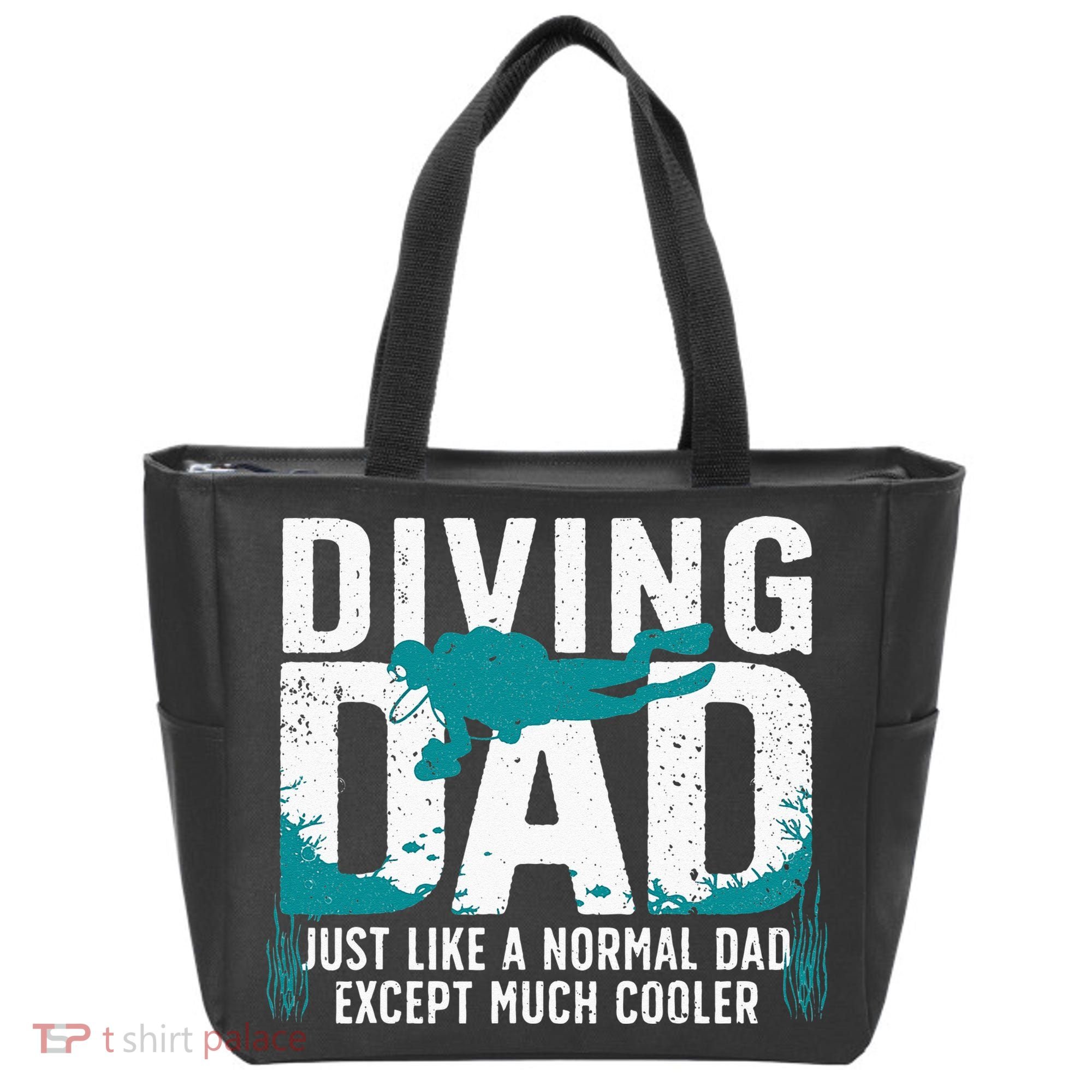 Cool Scuba Diving For Dad Men Ocean Scuba Diver Instructor Tote Bag