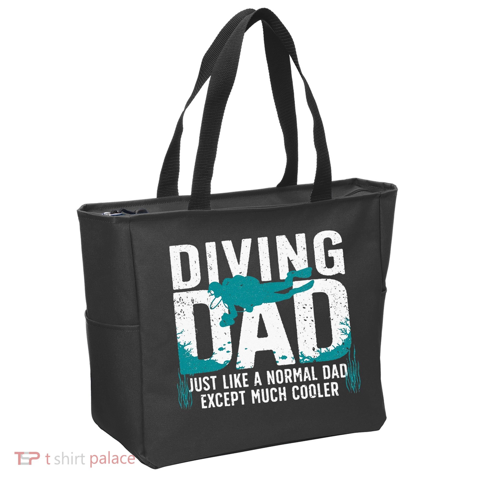 Cool Scuba Diving For Dad Men Ocean Scuba Diver Instructor Tote Bag