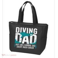 Cool Scuba Diving For Dad Men Ocean Scuba Diver Instructor Tote Bag thumb 3