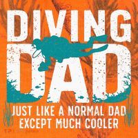 Cool Scuba Diving For Dad Men Ocean Scuba Diver Instructor Kati Licensed 12" Camo Cuffed Beanie thumb 2