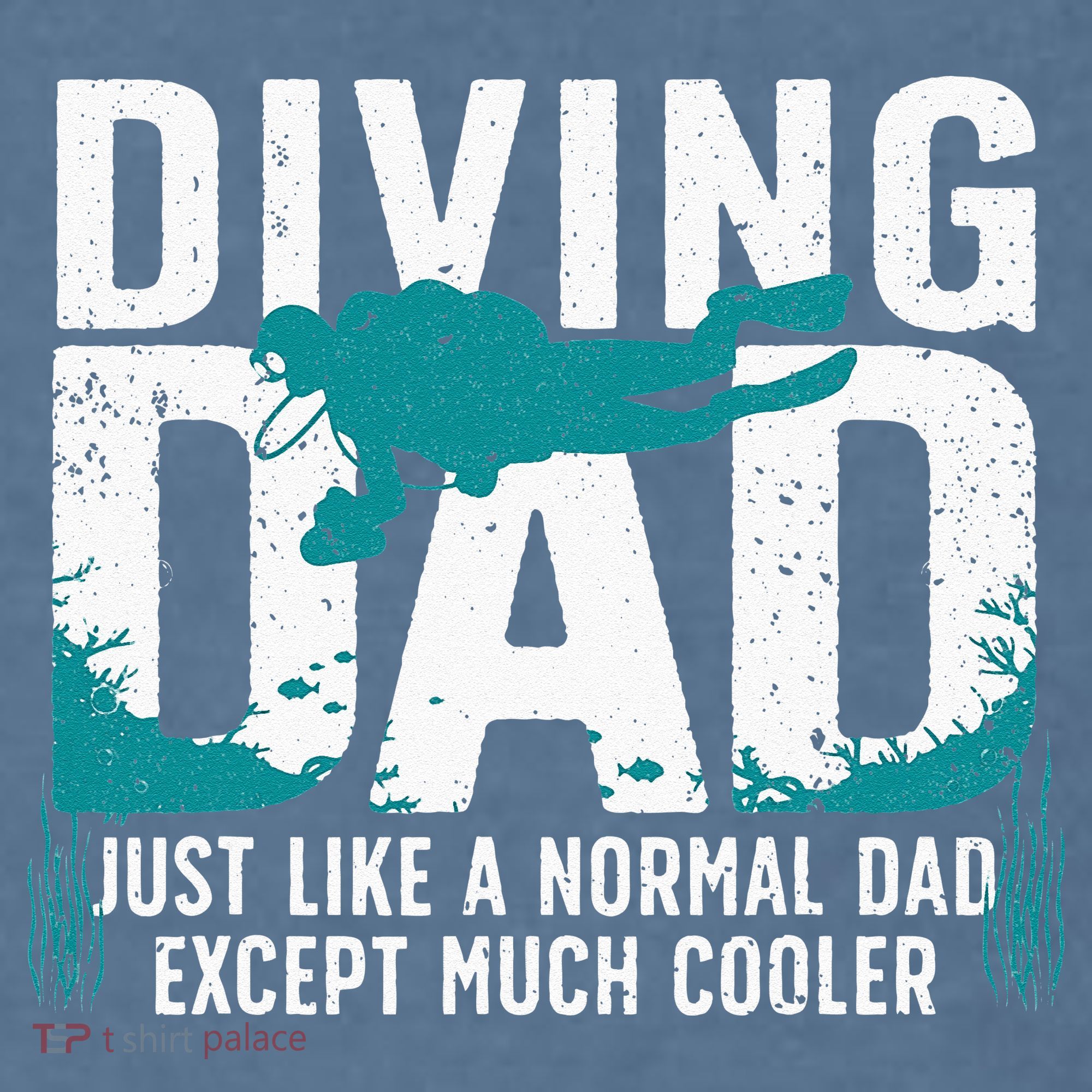 Cool Scuba Diving For Dad Men Ocean Scuba Diver Instructor Garment-Dyed Sweatshirt