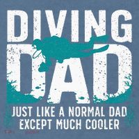 Cool Scuba Diving For Dad Men Ocean Scuba Diver Instructor Comfort Colors Garment-Dyed Hooded Sweatshirt thumb 2