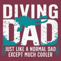 Cool Scuba Diving For Dad Men Ocean Scuba Diver Instructor 16oz Travel Tumbler thumb 2