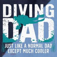 Cool Scuba Diving For Dad Men Ocean Scuba Diver Instructor Raglan Baseball Sleeve Shirt thumb 2