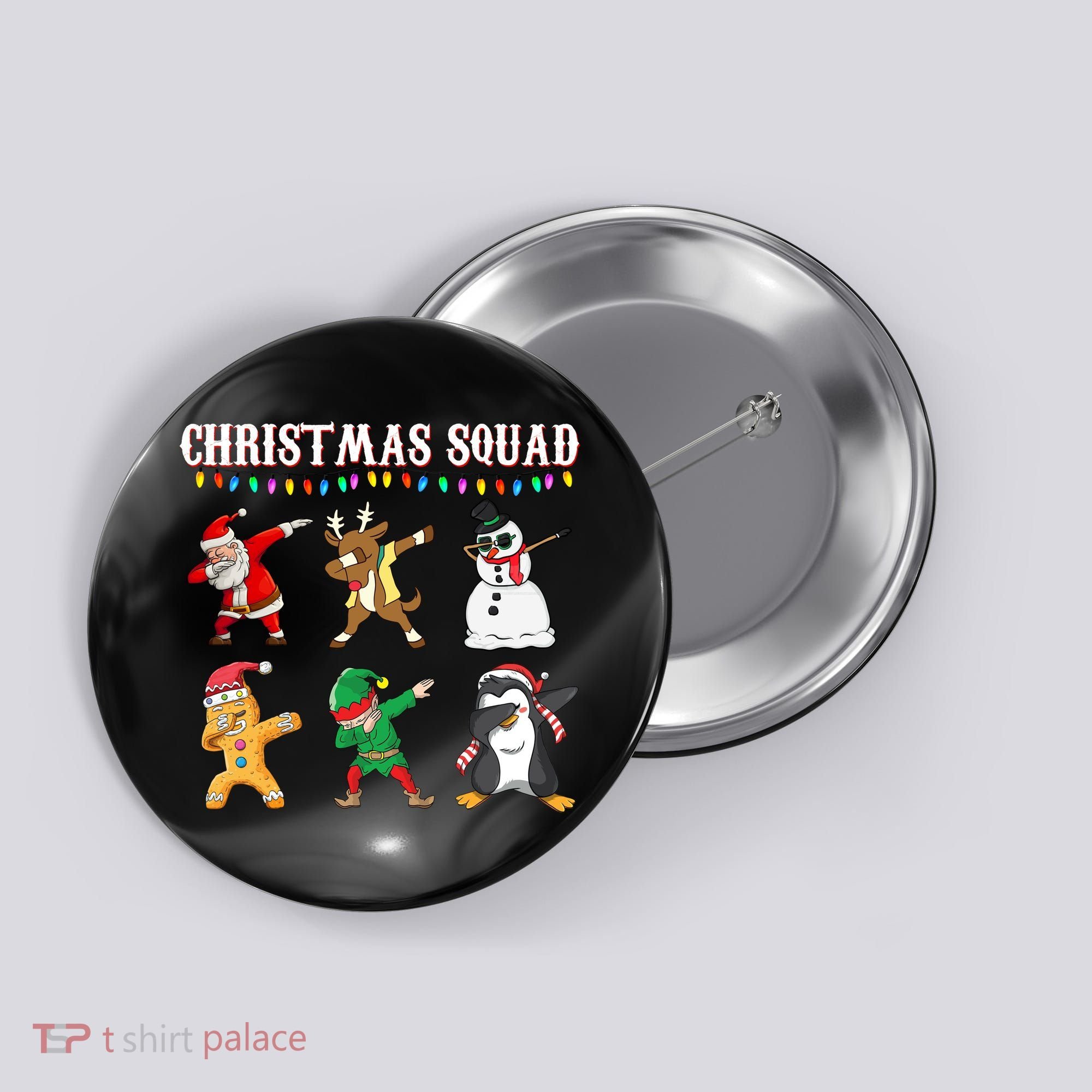 Christmas Squad Dabbing Characters Button