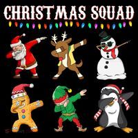 Christmas Squad Dabbing Characters Mousepad thumb 1