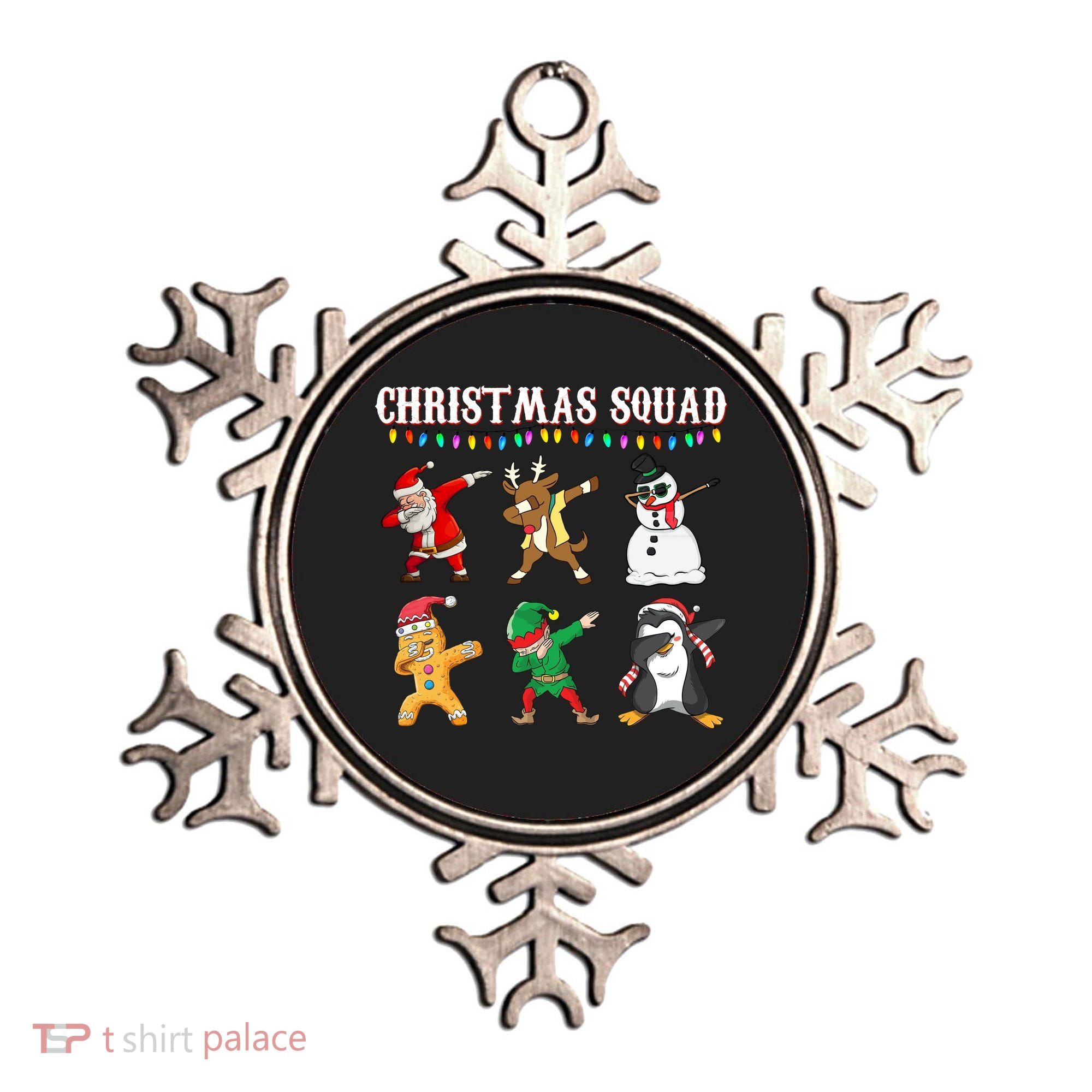 Christmas Squad Dabbing Characters Ornament
