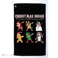 Christmas Squad Dabbing Characters Golf Towel thumb 0