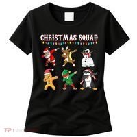 Christmas Squad Dabbing Characters Women's T-Shirt thumb 0