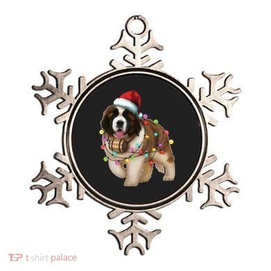 Christmas Santa Dog St Bernard Saint Xmas Dog Lover Gift Ornament