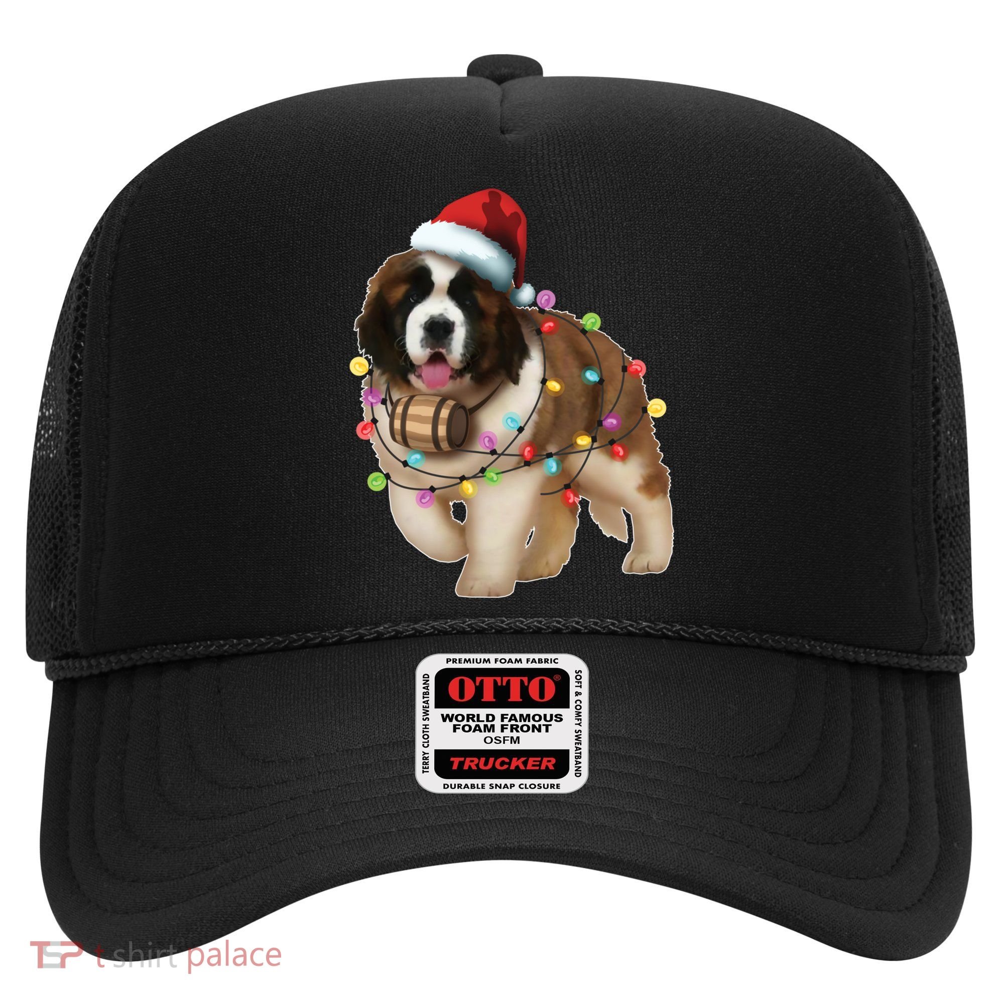 Christmas Santa Dog St Bernard Saint Xmas Dog Lover Gift Hat