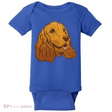 Cocker Spaniel Dog Baby Bodysuit
