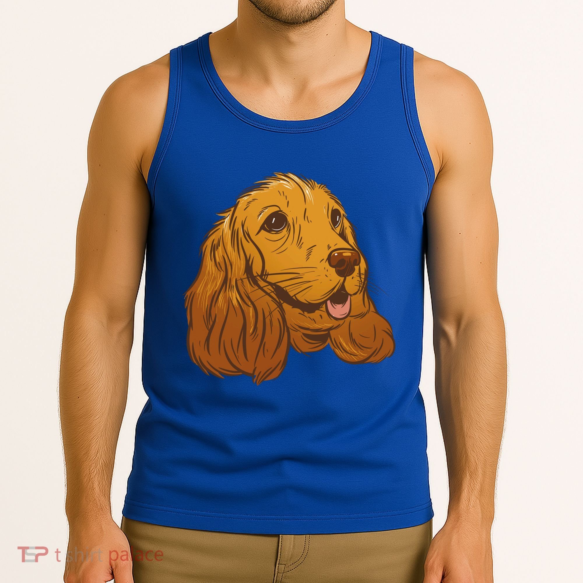 Cocker Spaniel Dog Tank Top