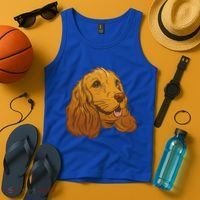 Cocker Spaniel Dog Tank Top thumb 4