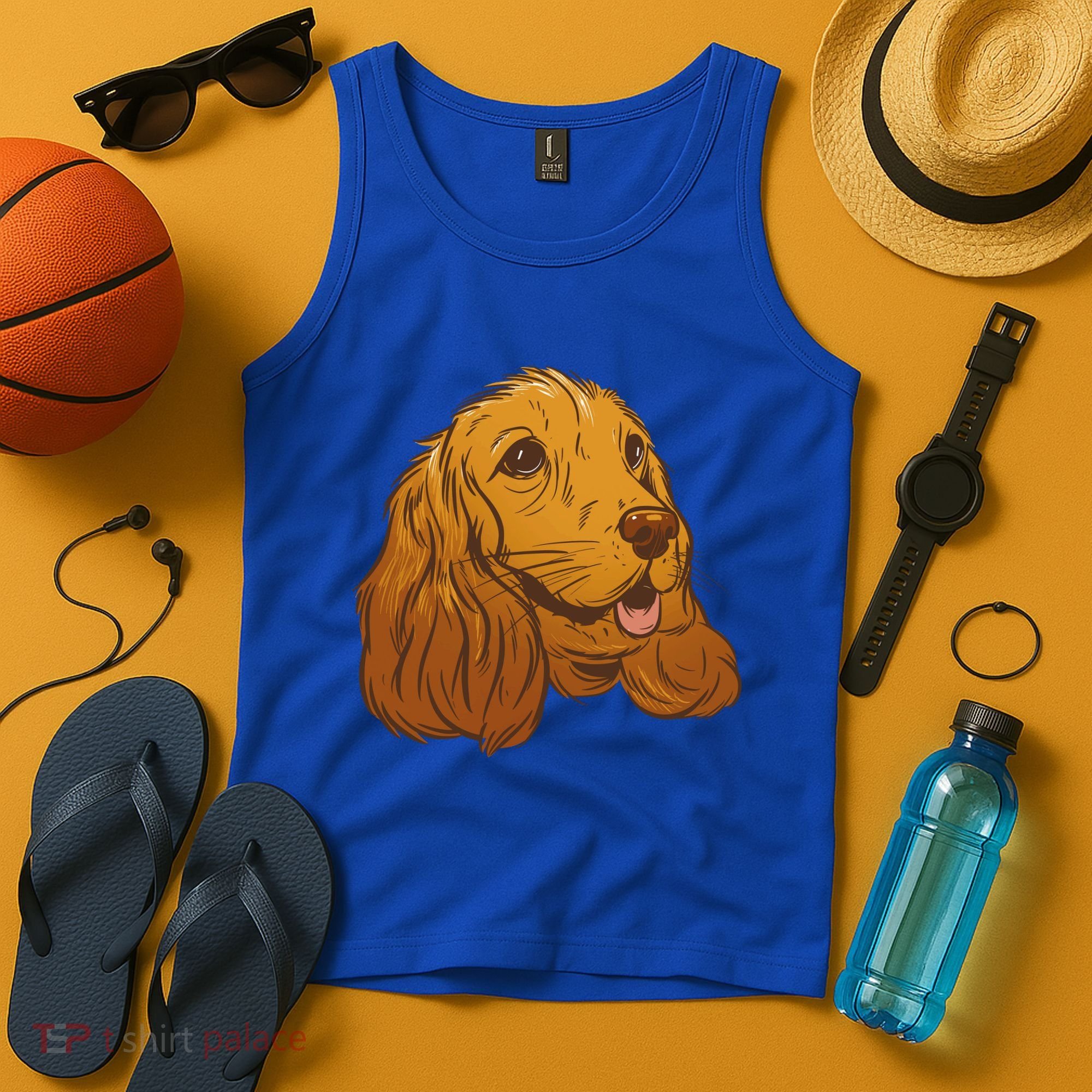 Cocker Spaniel Dog Tank Top