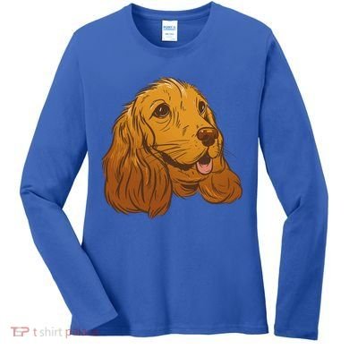 Cocker Spaniel Dog Women's Long Sleeve Shirt