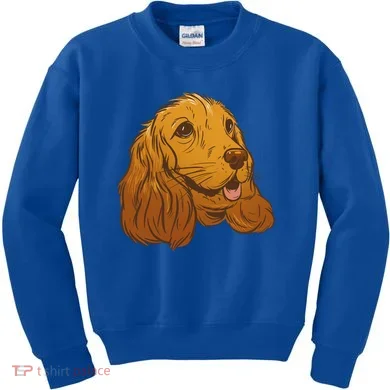 Cocker Spaniel Dog Kids Sweatshirt