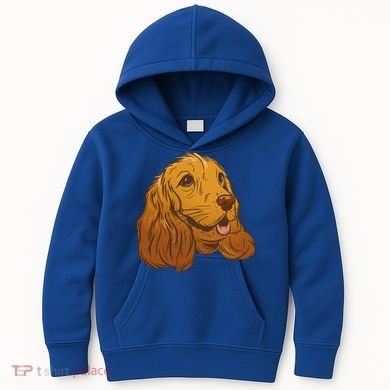 Cocker Spaniel Dog Kids Hoodie
