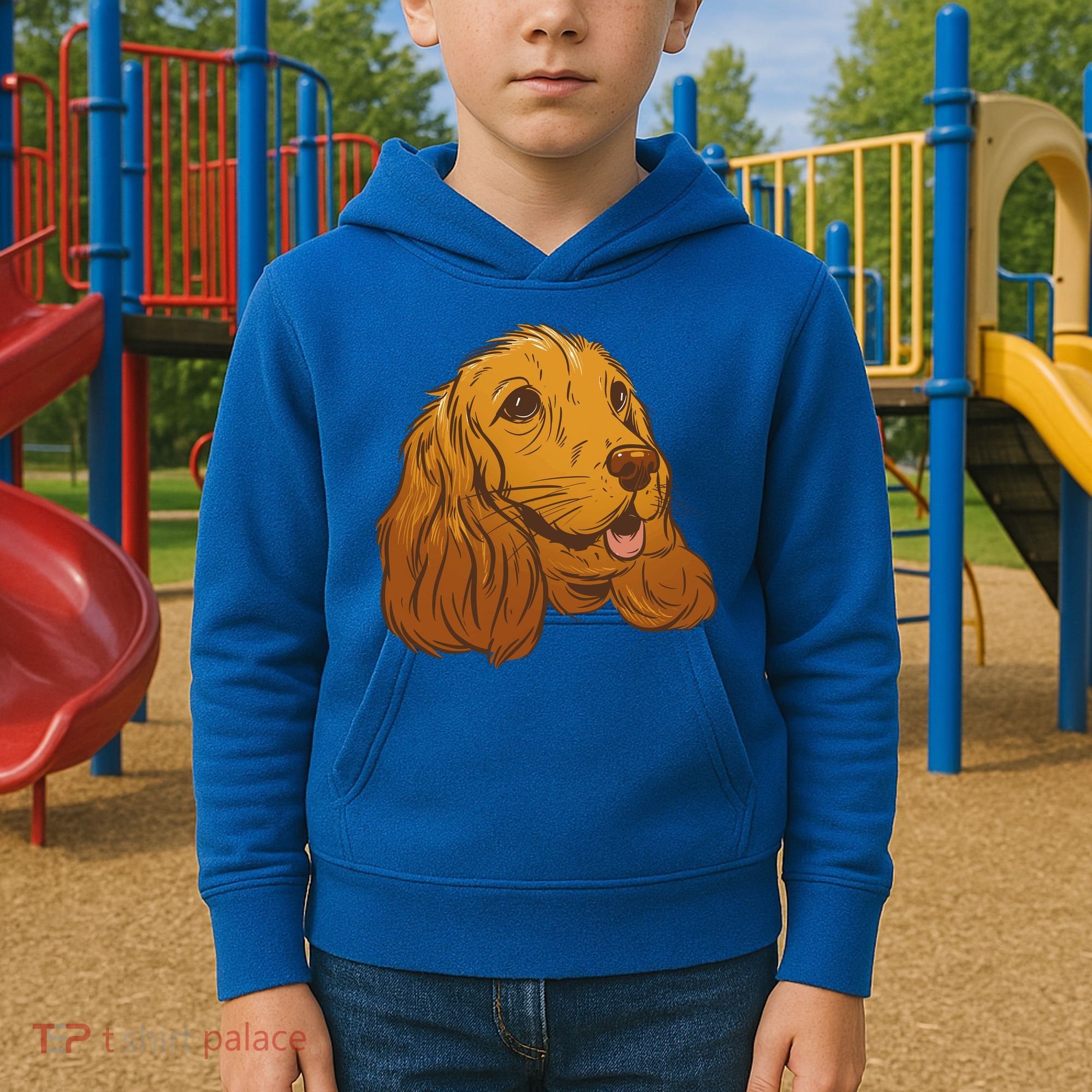 Cocker Spaniel Dog Kids Hoodie