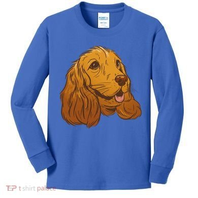 Cocker Spaniel Dog Kids Long Sleeve Shirt