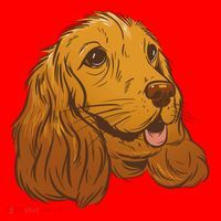 Cocker Spaniel Dog Santa Hat thumb 1