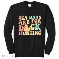 Cruising Sea Days Are For Duck Hunting Rubber Duck Cruise Sweatshirt thumb 0