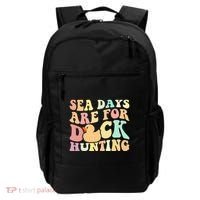 Cruising Sea Days Are For Duck Hunting Rubber Duck Cruise Backpack thumb 0