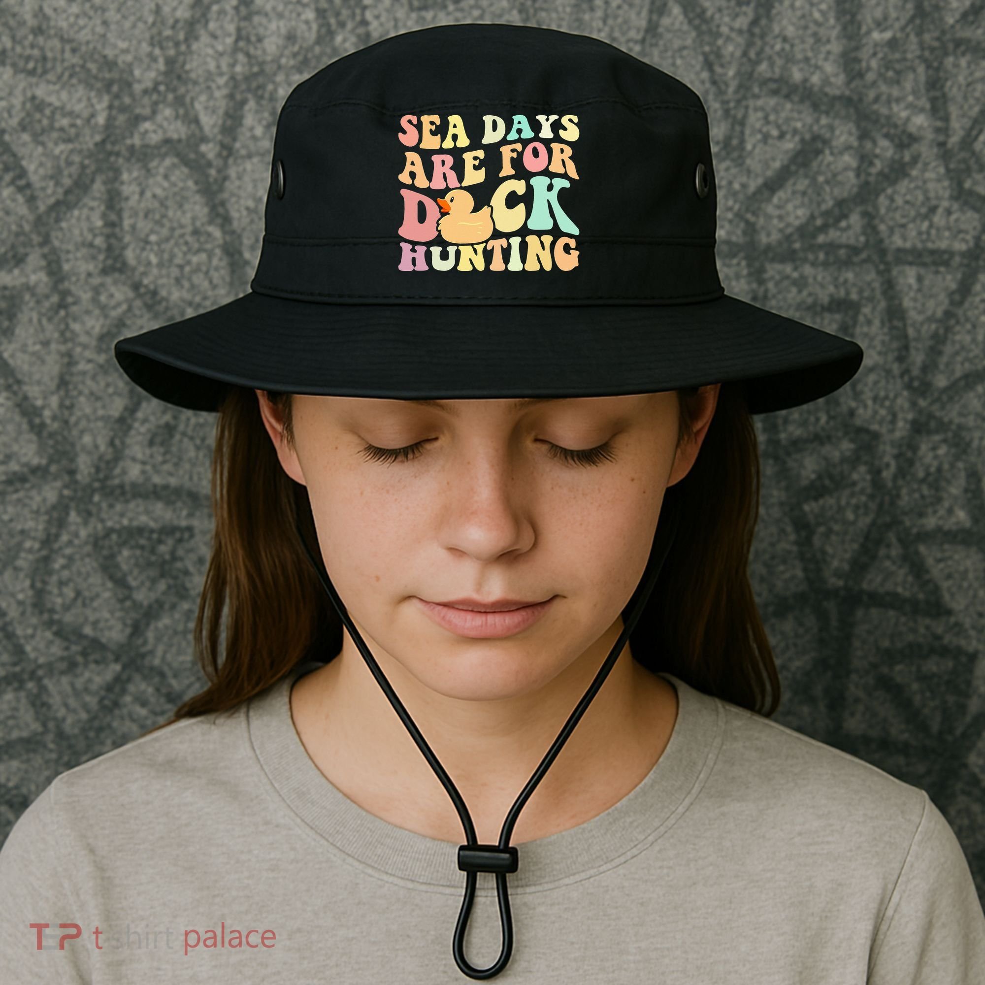 Cruising Sea Days Are For Duck Hunting Rubber Duck Cruise Bucket Hat