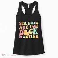 Cruising Sea Days Are For Duck Hunting Rubber Duck Cruise Women's Tank Top thumb 0