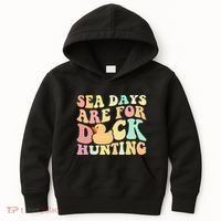Cruising Sea Days Are For Duck Hunting Rubber Duck Cruise Kids Hoodie thumb 0