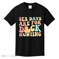 Cruising Sea Days Are For Duck Hunting Rubber Duck Cruise Kids T-Shirt thumb 0