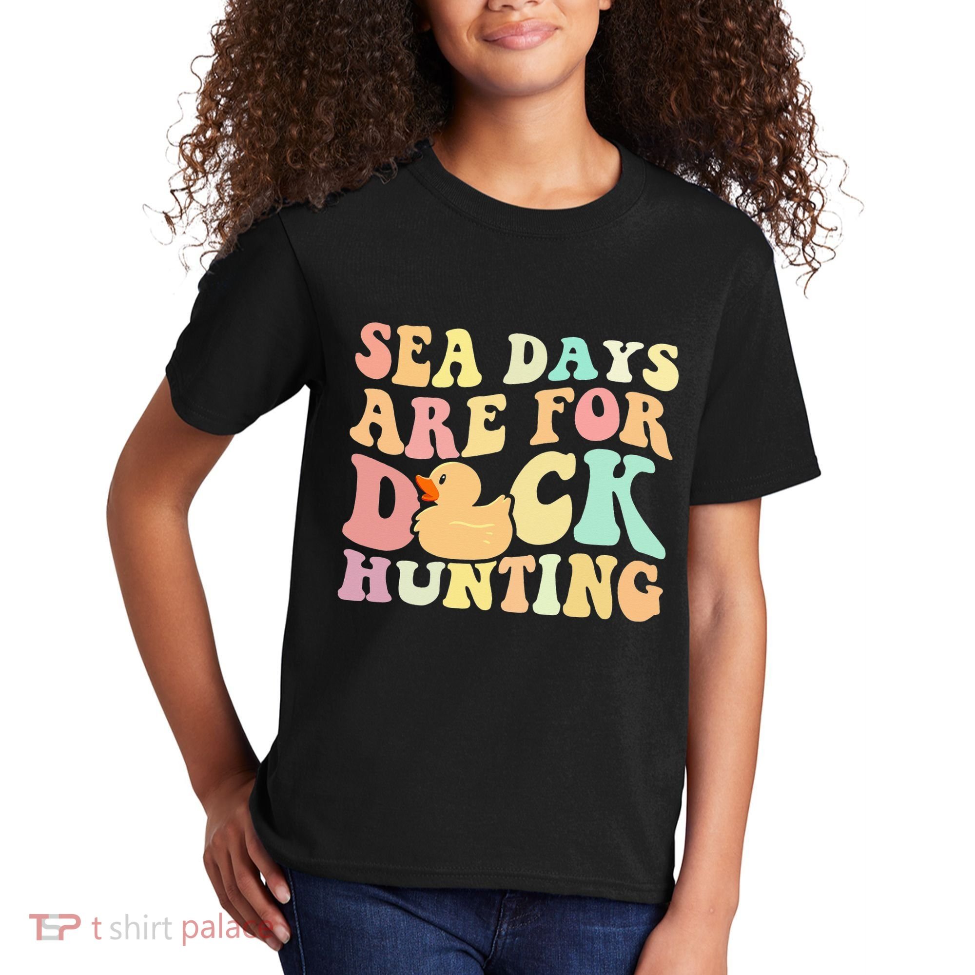 Cruising Sea Days Are For Duck Hunting Rubber Duck Cruise Kids T-Shirt