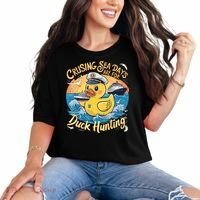 Cruising Sea Days Are For Duck Hunting Cool Cruise Trip Comfort Colors T-Shirt thumb 0