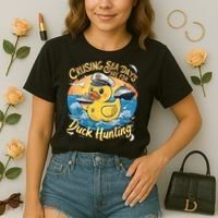 Cruising Sea Days Are For Duck Hunting Cool Cruise Trip Comfort Colors Boxy T-Shirt thumb 2