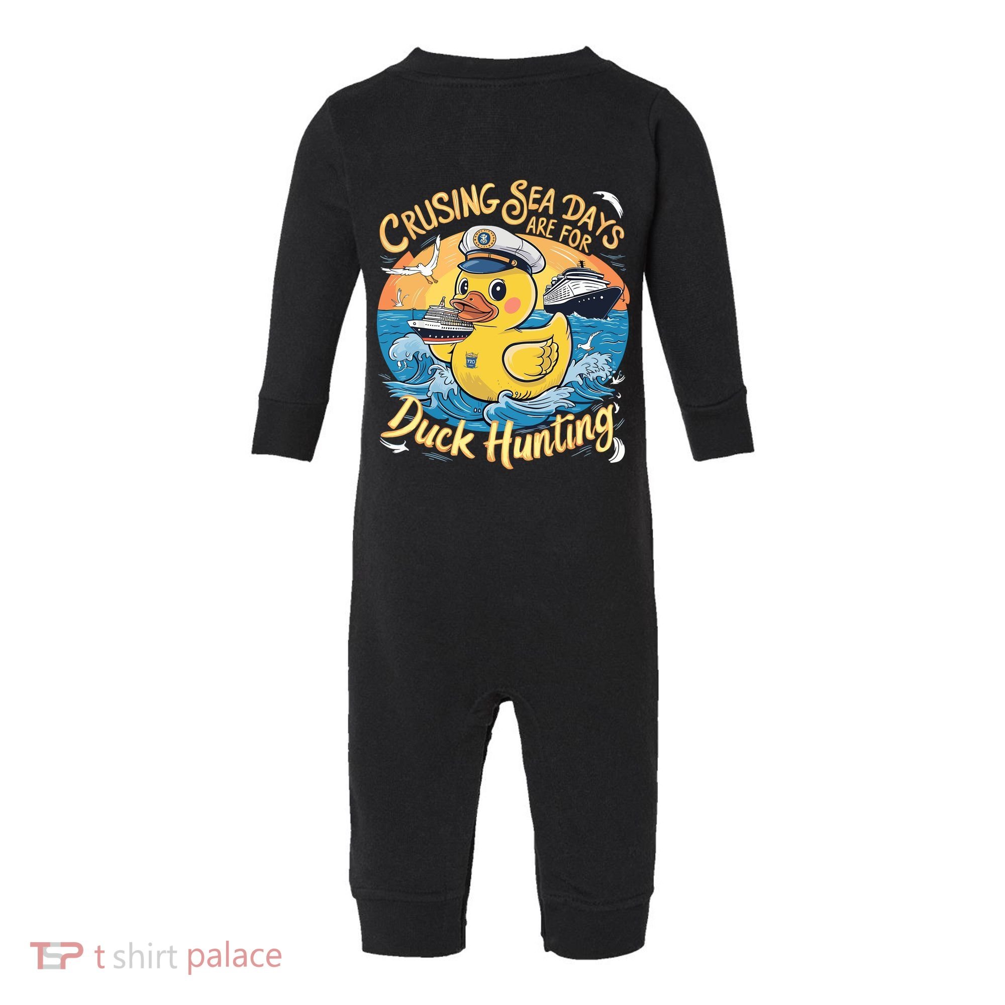 Cruising Sea Days Are For Duck Hunting Cool Cruise Trip Infant Fleece One Piece