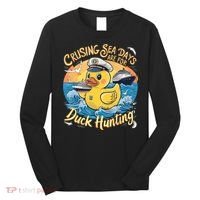 Cruising Sea Days Are For Duck Hunting Cool Cruise Trip Long Sleeve Shirt thumb 0